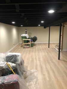 Basement Flooring Replacement in Ballwin