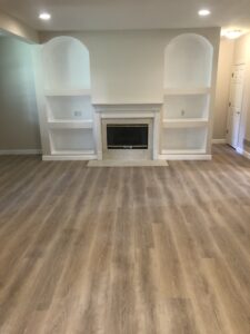 LVP Flooring and Basement Renovation in Chesterfield