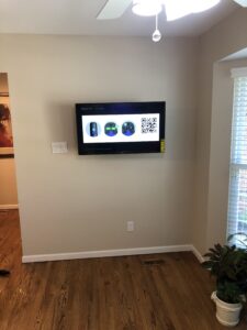 TV Mounting and Electrical Outlet Installation in Chesterfield