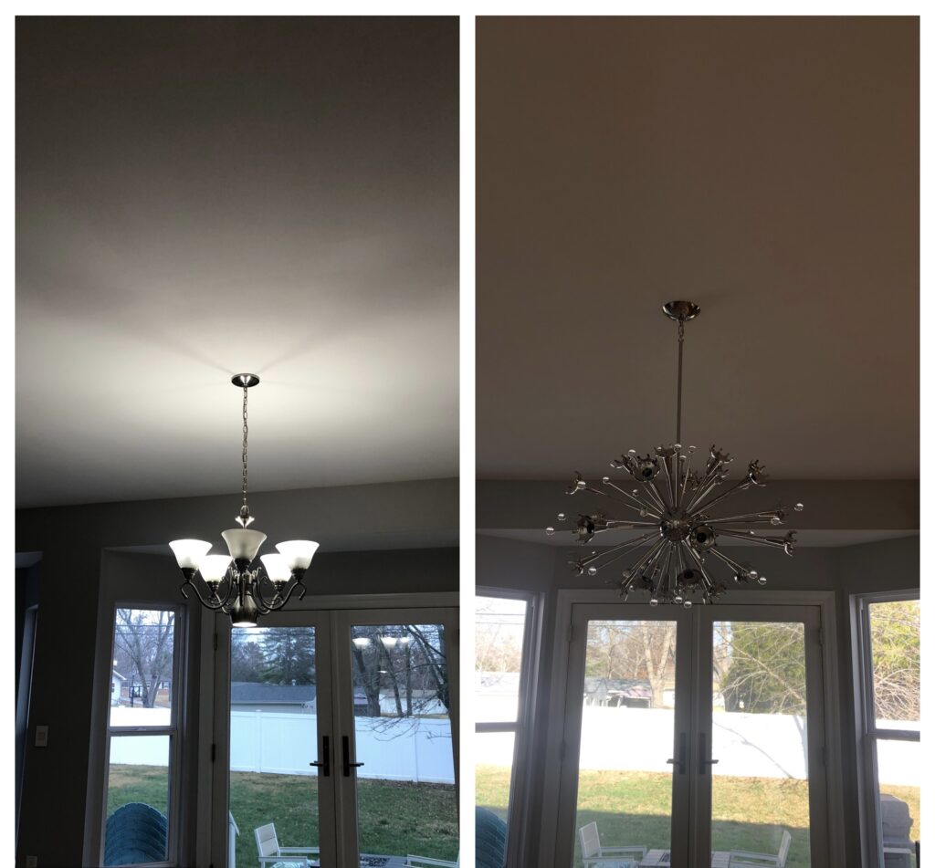Kitchen Light Fixture Installation in Ballwin