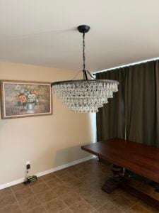 Chandelier Installation in Ballwin