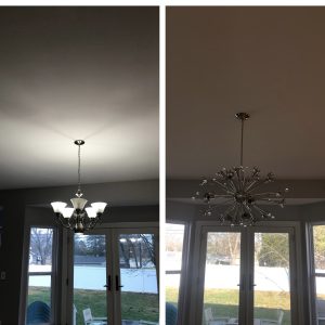 Kitchen Light Fixture Installation in Ballwin