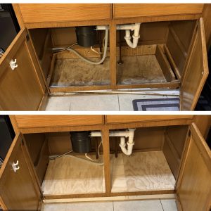 Kitchen Cabinet Water Damage Repair in Chesterfield